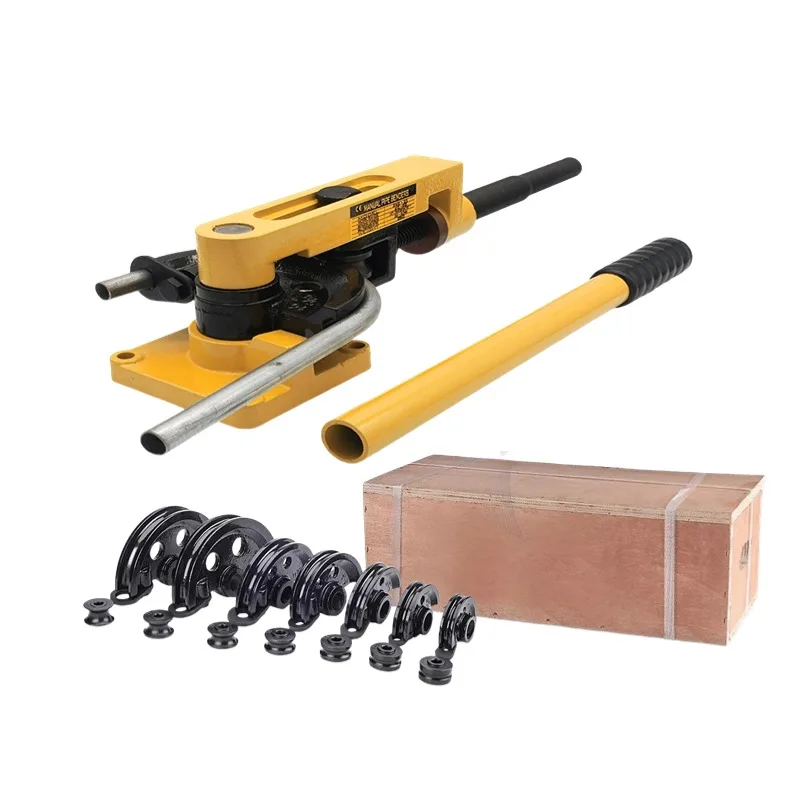 آلة ثني الأنبوب الهيدروليكي اليدوية الاحترافية SWG-25 متعددة المعالجات لثني الألومنيوم والفولاذ المقاوم للصدأ وتشكيل النهاية #6