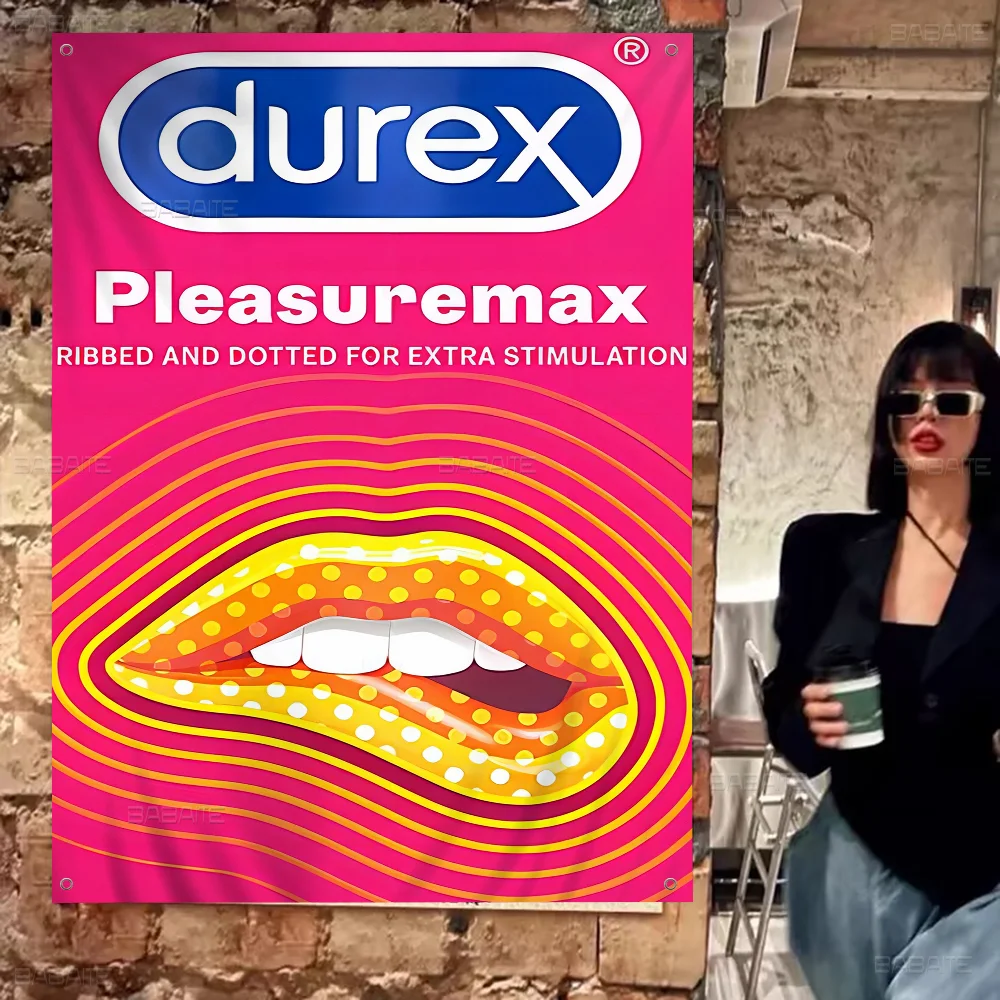 Sexy Condom Brand D-Durex Advanced Printing Commercial Advertising Flag Company Party Banner