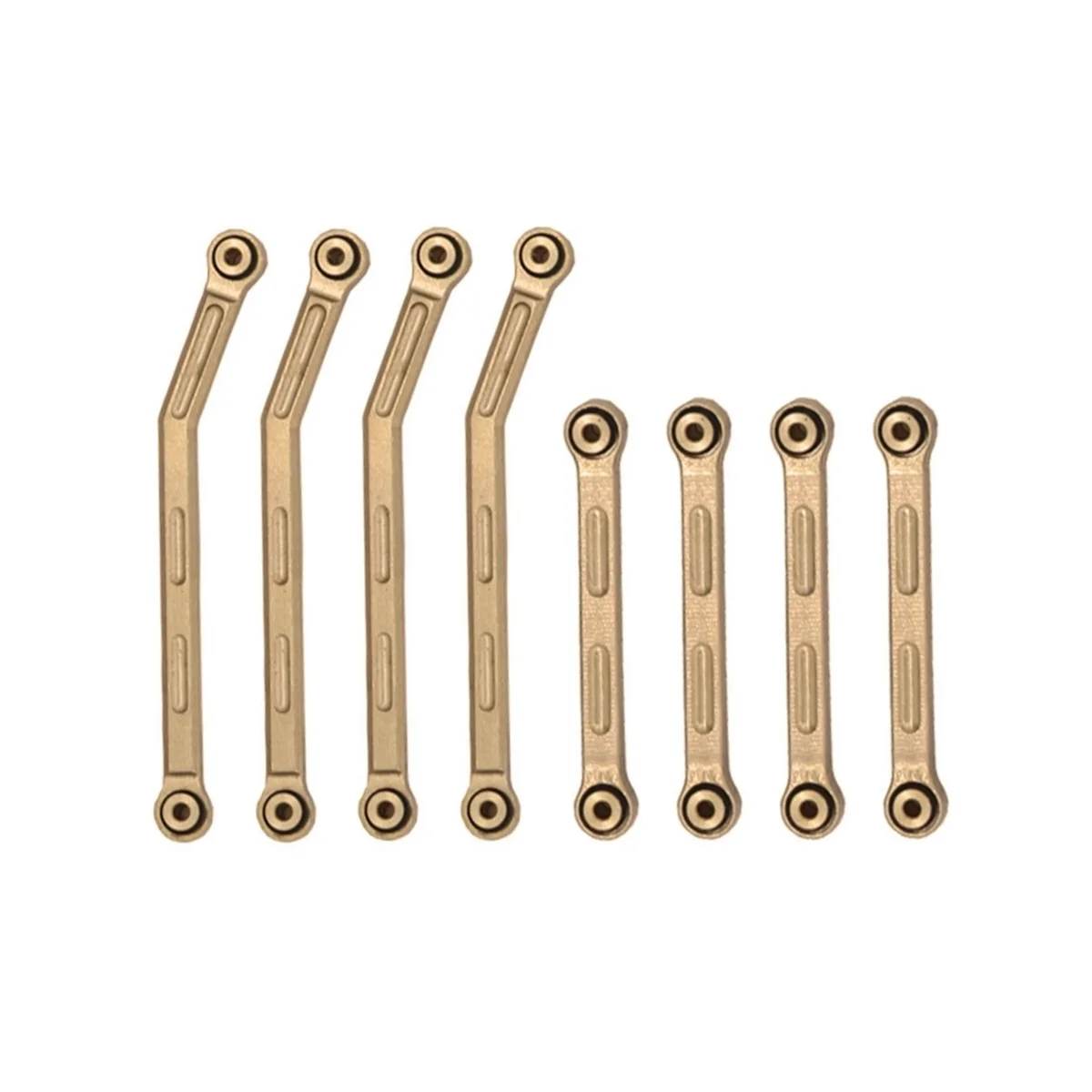 8Pcs Brass High Clearance Chassis Link Set Link Rod Linkage for Axial AX24 1/24 RC Crawler Car Upgrade Parts