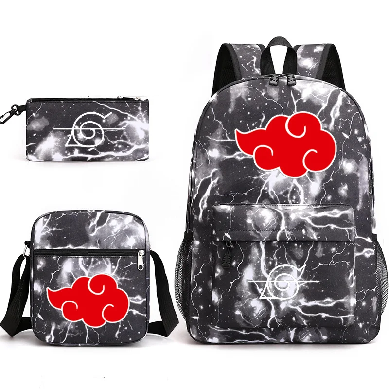 Naruto New Cartoon Student Schoolbag Large Capacity Casual and Lightweight Shoulder Pad Waterproof Stain Resistant Backpack