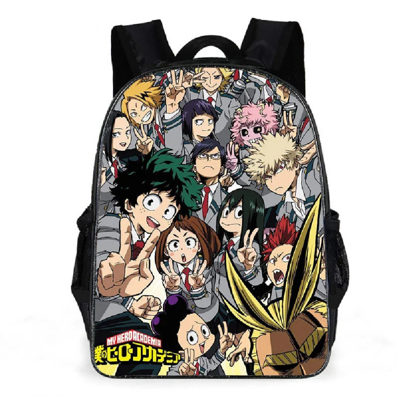 My Hero Academia Schoolbag Polyester Fiber Backpack in Stock Can Be Sent on Behalf