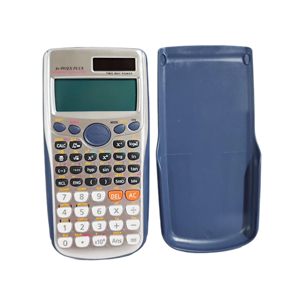 FX-991ES-PLUS Original Scientific Calculator 417 Functions Calculation Tool School Office Coin Battery Two Ways