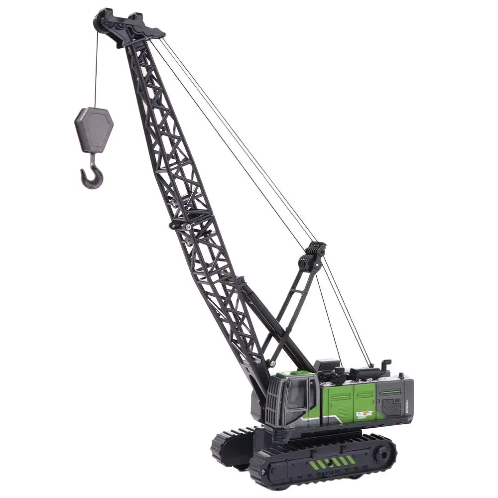 Alloy Diecast Engineering Car Model Bulldozer Forklift Simulation Crane Truck Toys 1:50 Scale Educational Vehicle Excavator