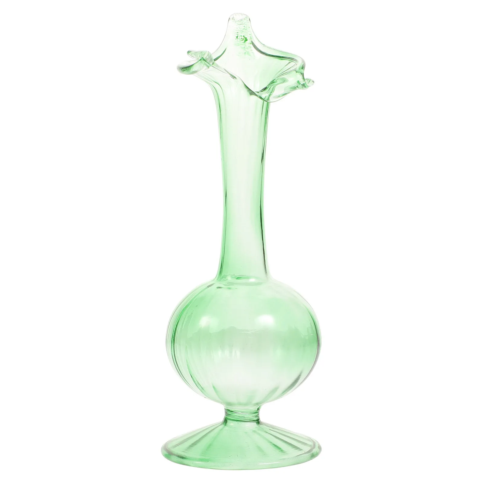 

Vase Flower Holder for Flowers Light Green Creative Glass Christmas Decorations