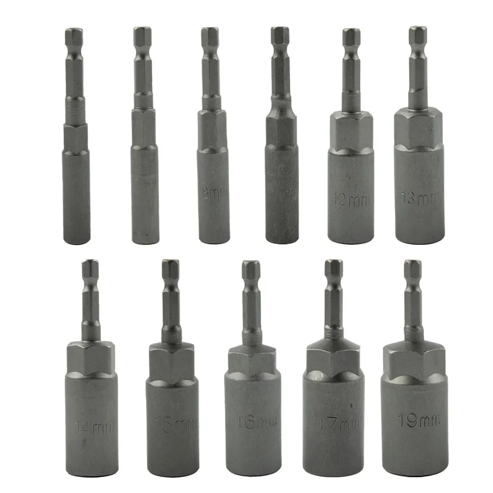 1pc 5.5mm-19mm Socket Magnetic Nut Screwdriver 1/4\