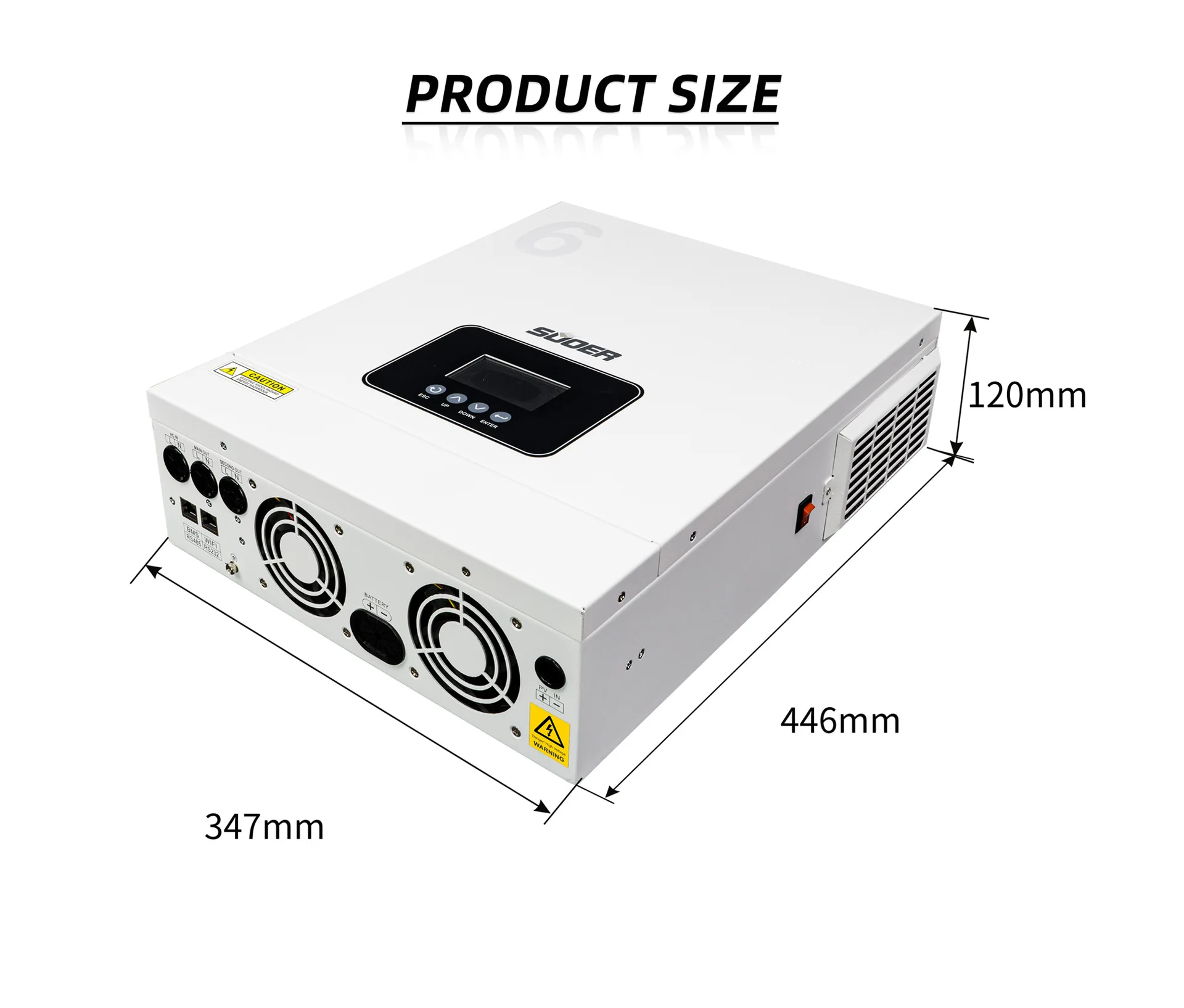 VMS-V-6.2K-48-H 6.2KW 하이브리드 태양광 에너지 시스템 6200W 가정용 태양광 시스템 (MPPT 컨트롤러 포함, 지면 설치형)
