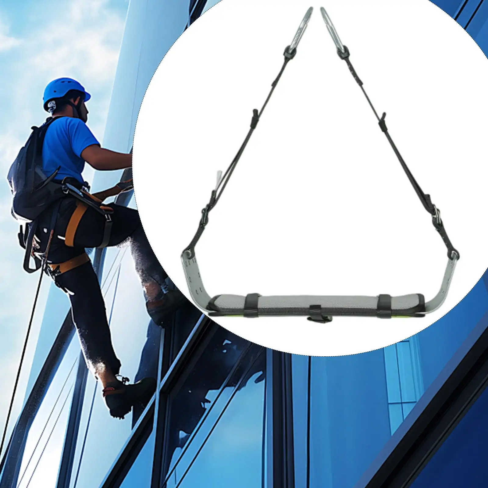 تسلق تسخير قابل للتعديل الراحة تسلق حزام التخييم معدات تسلق الجبال للمبتدئين اليومي المهنيين الاستخدام المنزلي