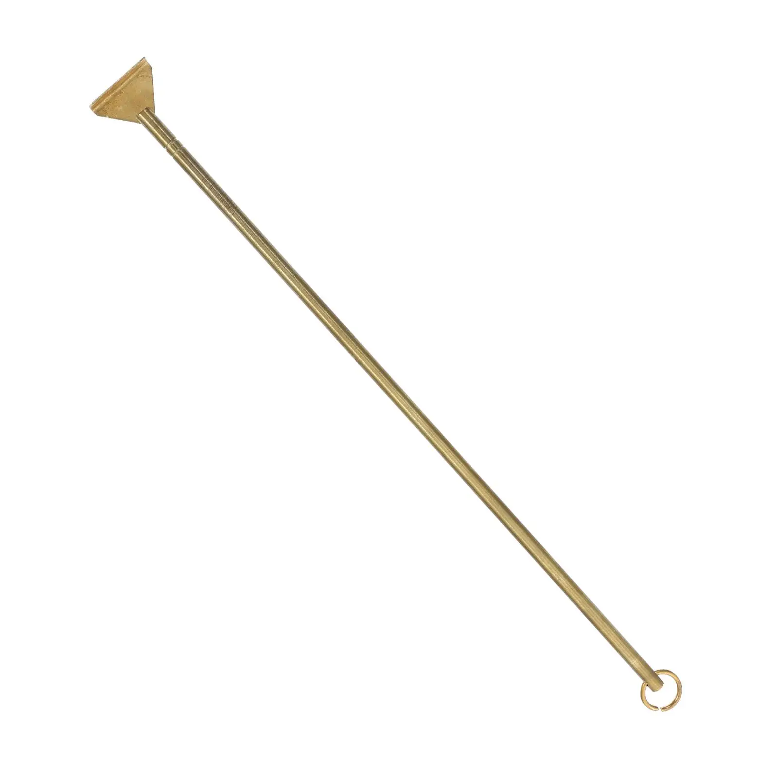 

1 Long Handle Brass Bird Cage Pet Small Animals Habitat Poop Remover Durable Guano Cleaner Fine Workmanship Easy