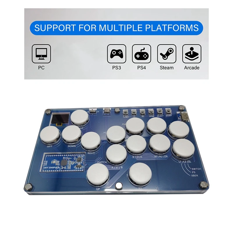 14 tasti Joystick Hitbox Tastiera Arcade Stick Controller per PS4/PS3/Switch/Steam Arcade Hitbox Controller Fight Sticks