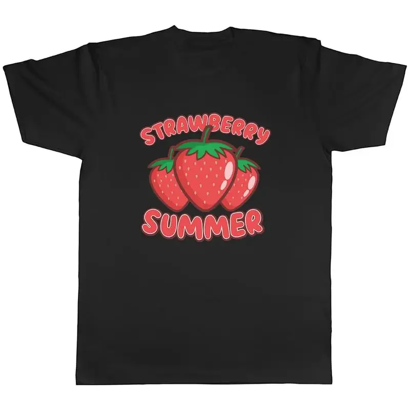 Strawberry Lover Mens T-Shirt Oh Sweet Strawberry Fruit Farm Picking Unisex Tee