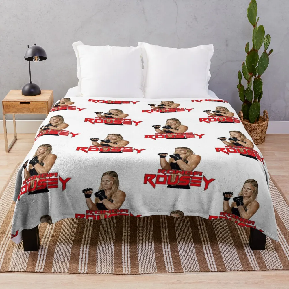 

Ronda Rousey Throw Blanket Flannel Fabric