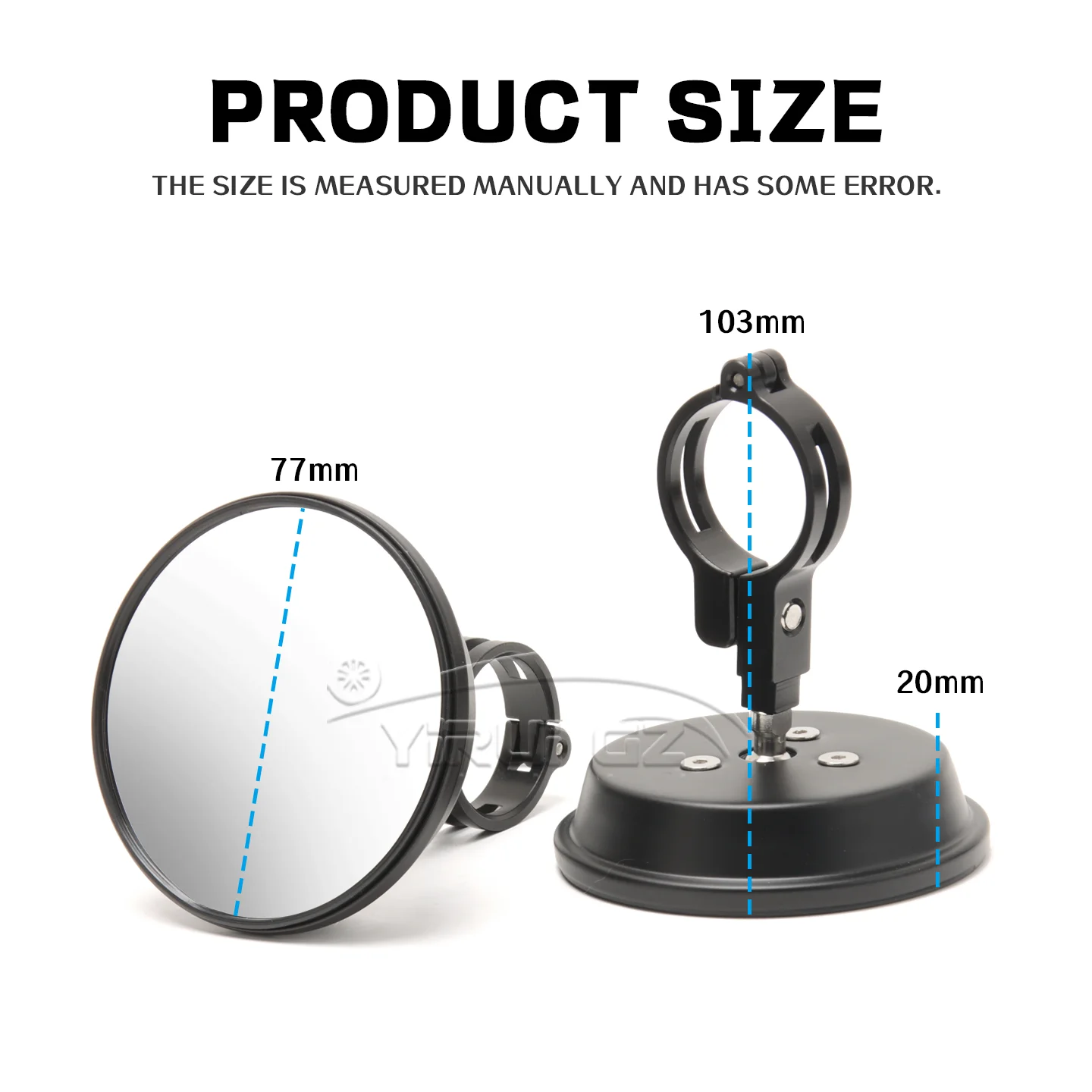 لأبريليا تونو V4 RR تونو V4 V4 RR دراجة نارية النقطة العمياء مساعد الرجعية Espelho Convexo Espelhos de grande angularpara #6