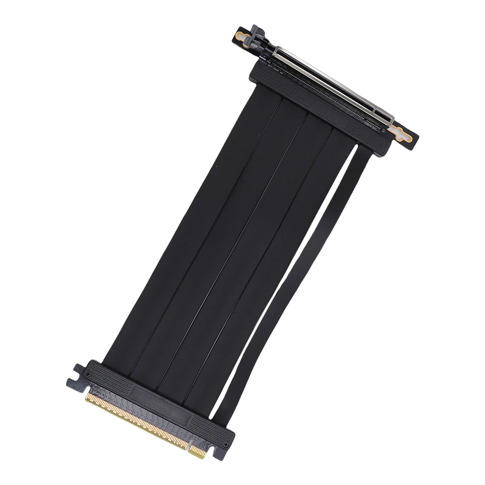 90 Degree Connector 128Gbps High Speed Adapter Riser Card Flexible Cable 20cm PCIe PCI-E 5.0 x16 Extension Cable