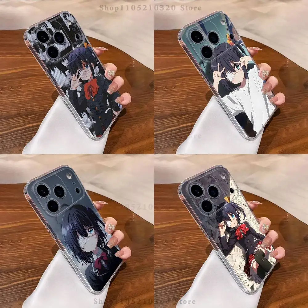 Anime R-Rikka T-Takanashi Phone Case For iPhone 17,16,11,15,13,14,12,Air,Mini,Plus,Pro,Max,Plus,E Clear Soft Shell