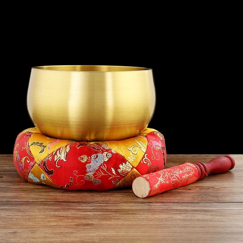 

Миска для медитации, звуковое исцеление, осознательность, поющая чаша, миски для духовной релаксации, медные ударные музыкальные инструменты