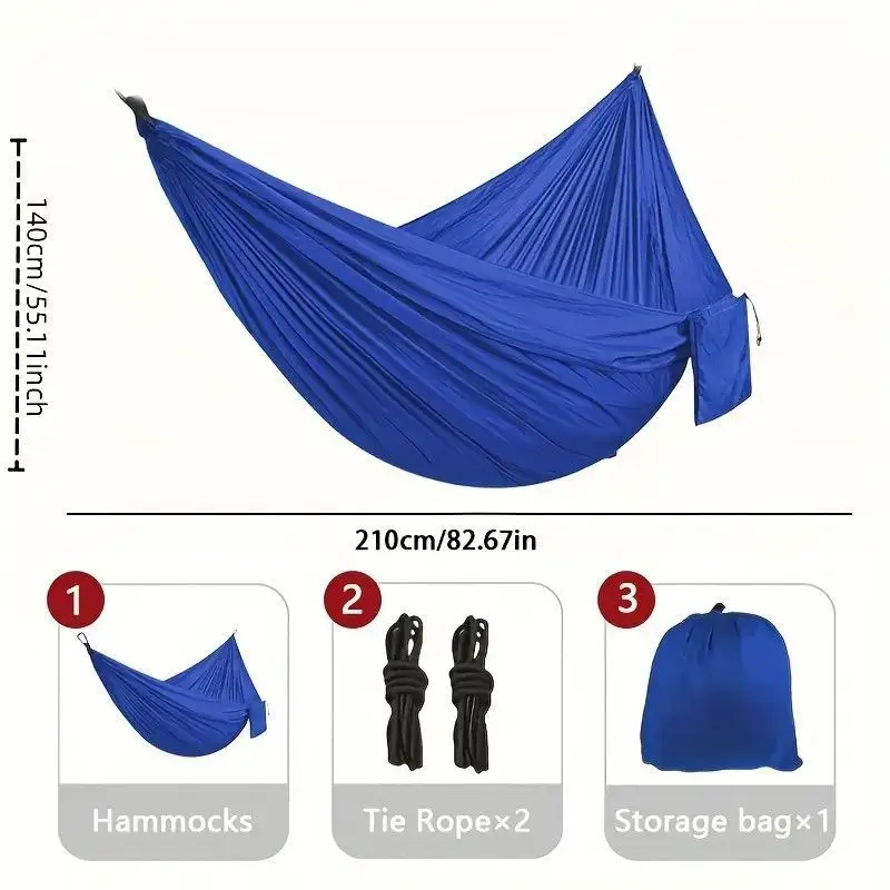Person Portable Outdoor Camping Hammock Foldable High-strength Thick Canvas