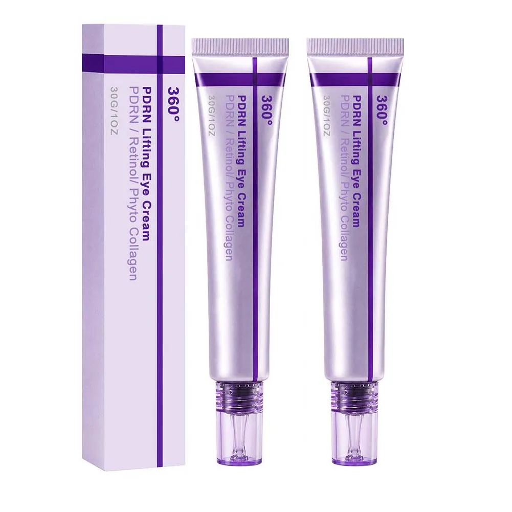 Creme Firmador para Olhos PDRN para Olheiras e Inchaço – Tratamento para a Área dos Olhos com Efeito Lifting e Iluminador, Cuidado Hidratante para Linhas Finas