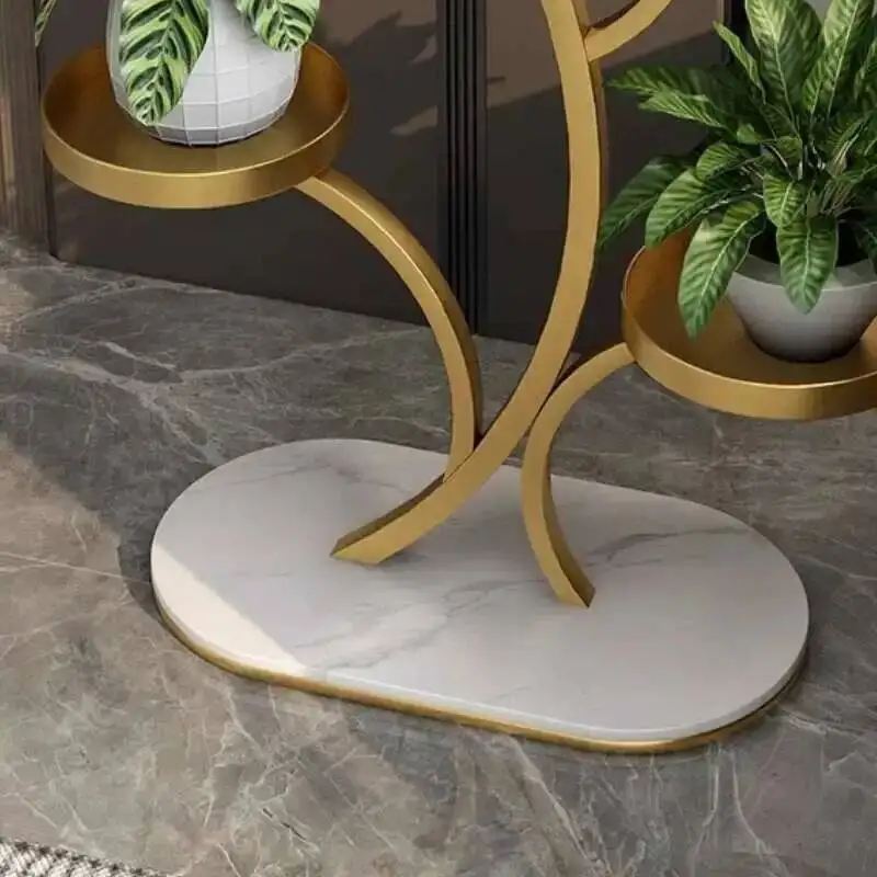 Room Aesthetics Minimalist Flower Rack Living Balcony Trendy Light Luxury Plant Display Shelf Designer Muebles Home Furniture