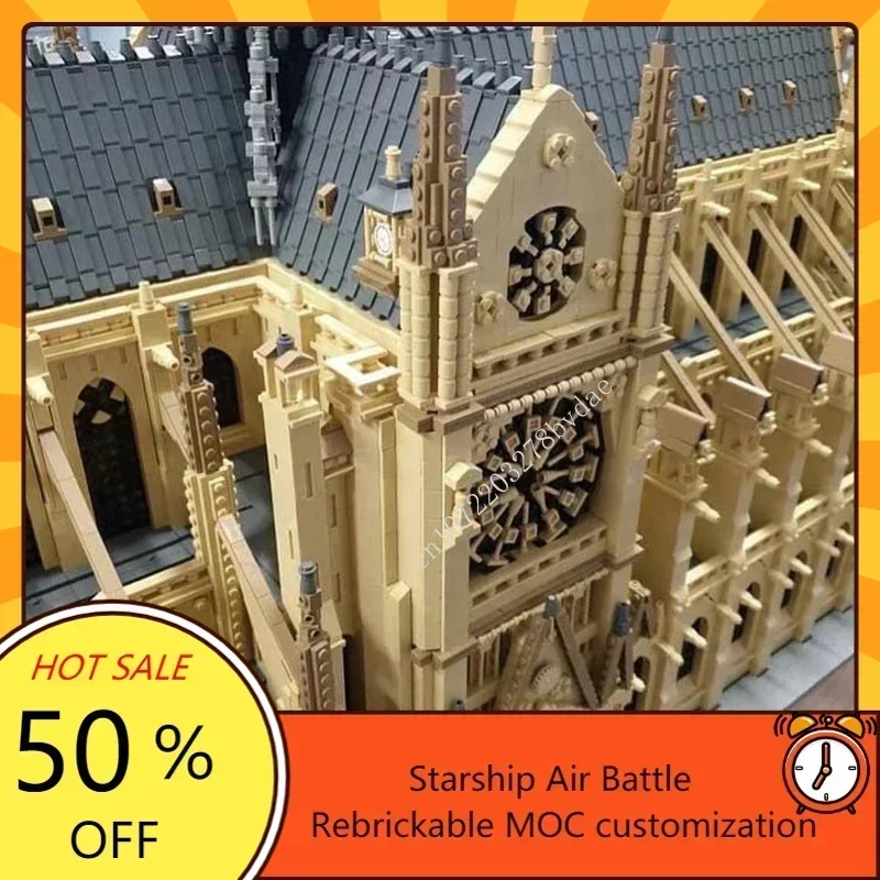 ชุดตัวต่อแบบโมเดิร์น MOC รุ่น Cathedral of Paris Street View จำนวน 63190 ชิ้น ของเล่นเด็กเพื่อการศึกษา เหมาะสำหรับเป็นของขวัญคริสต์มาสหรือวันเกิด