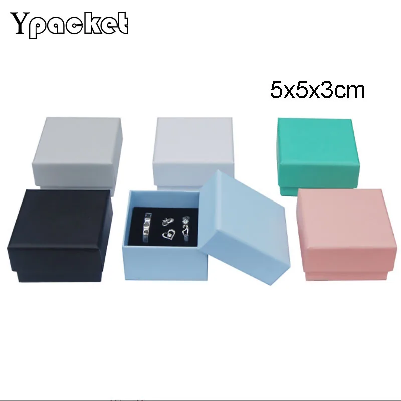 

Ювелирные изделия, мини-подарочная упаковка, матовая матовая бумажная коробка, подарочная коробка для колец, сережек, свадьбы, Дня святого Валентина, 5x5x3 см, 98 шт./лот