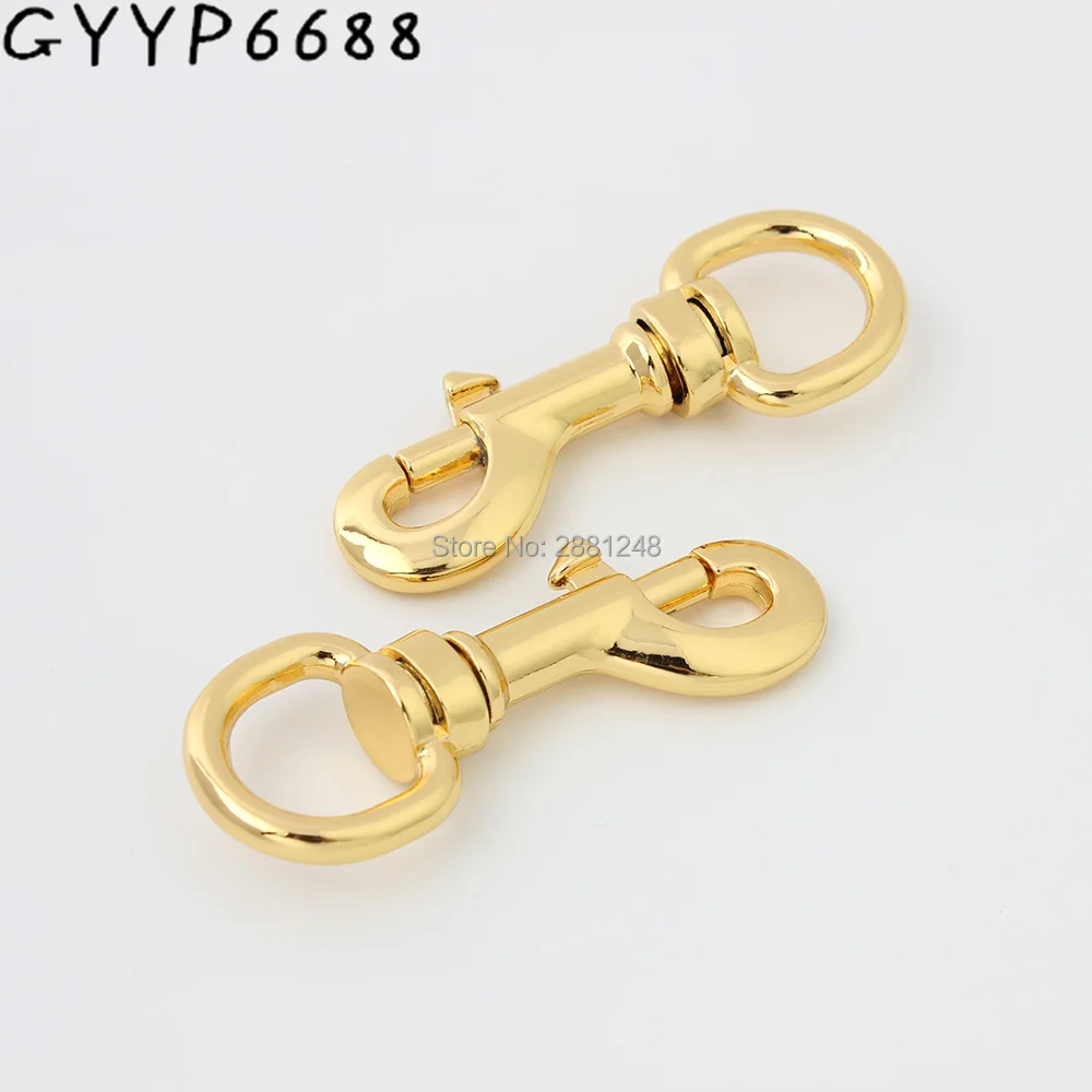 

10-30-100pcs 15mm 4 colors lacquer trigger snap hook swivel clasp hooks for DIY leather goods metal parts clasp swivel for bags