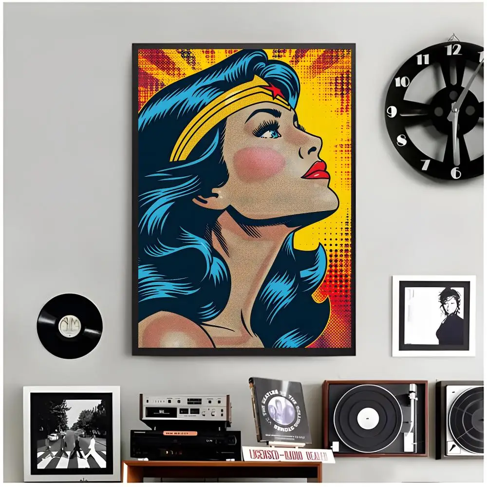 artist painting RRoy Lichtenstein Poster Modern Wall Art Home Decor Living Room Decorative Print Unframed