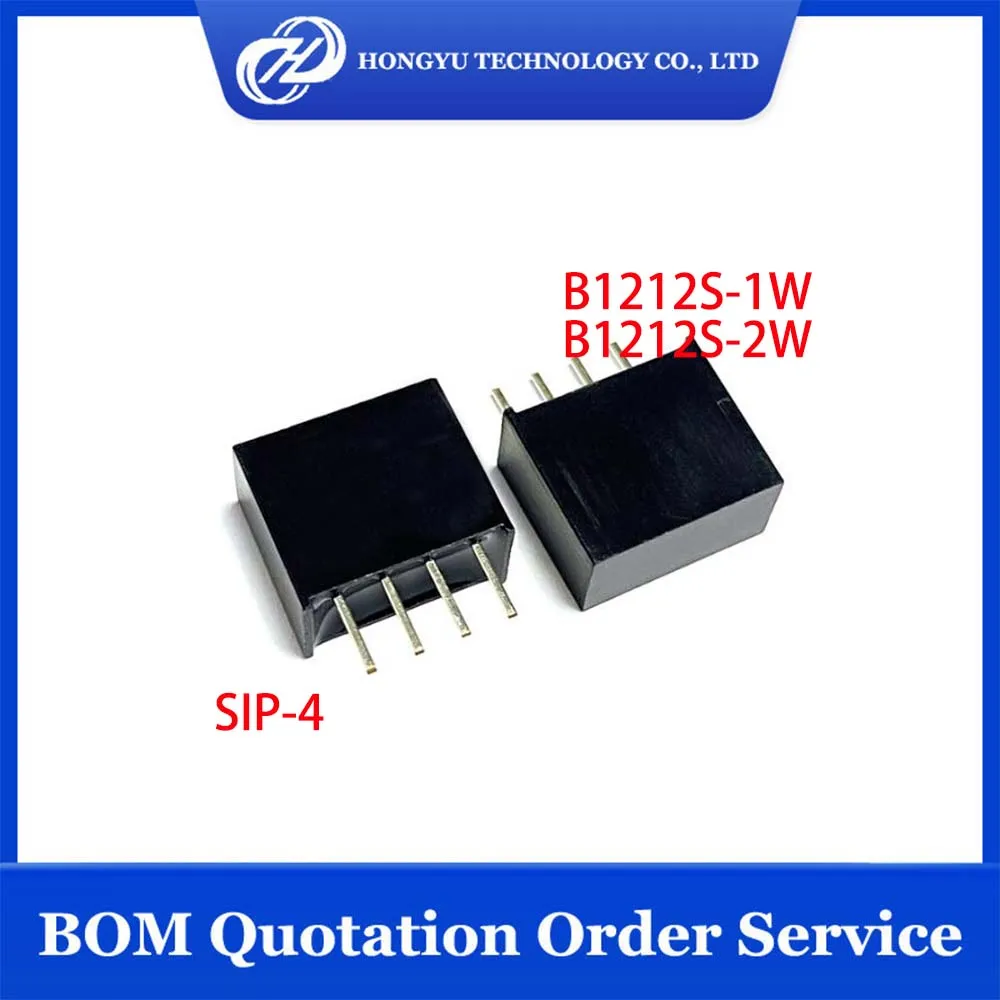 1 Pcs/Lots B1212S-1W B1212S-2W B1212S 1W 2W DC DC CONVERTER 12V 1W 2W SIP-4 DIP Power Module