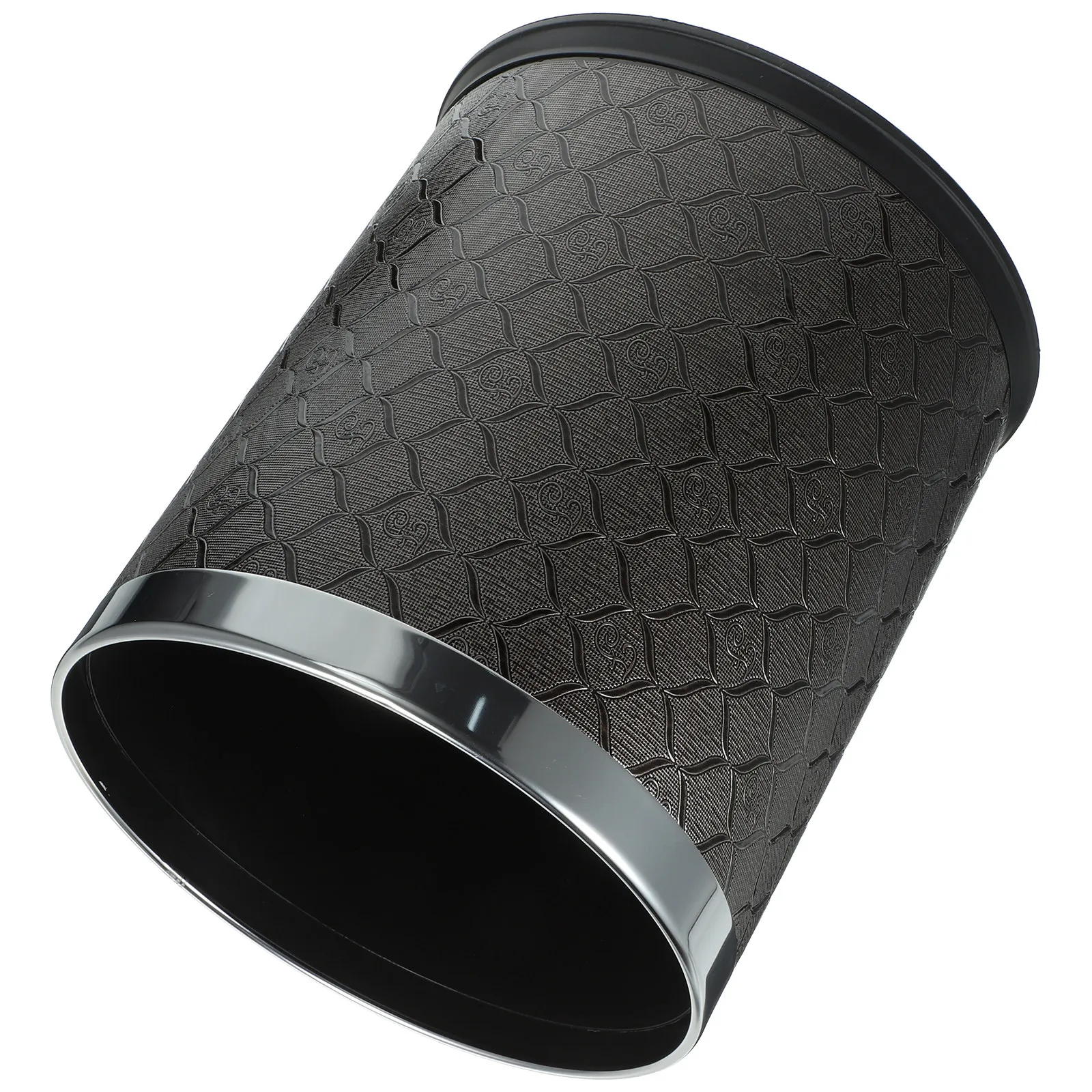 Современное пластиковое мусорное ведро: стильный компактный дизайн, широкое отверстие для спальни, ванной, кухни, офиса, отеля, дома.