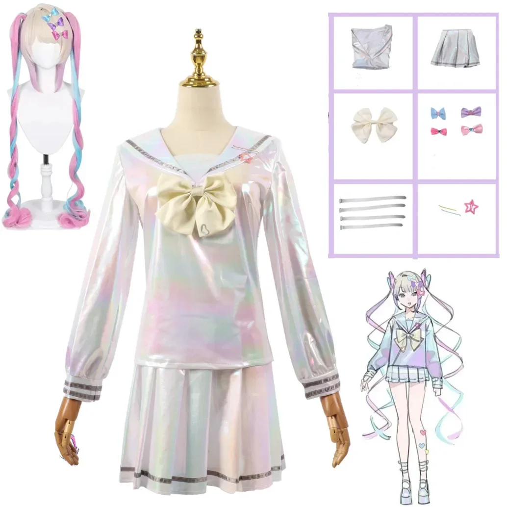 

Gioco neughty GIRL explosive KAngel Costume Cosplay Lolita Girls Beautiful Laser JK Sailor Suit uniforme scolastica Comic Con