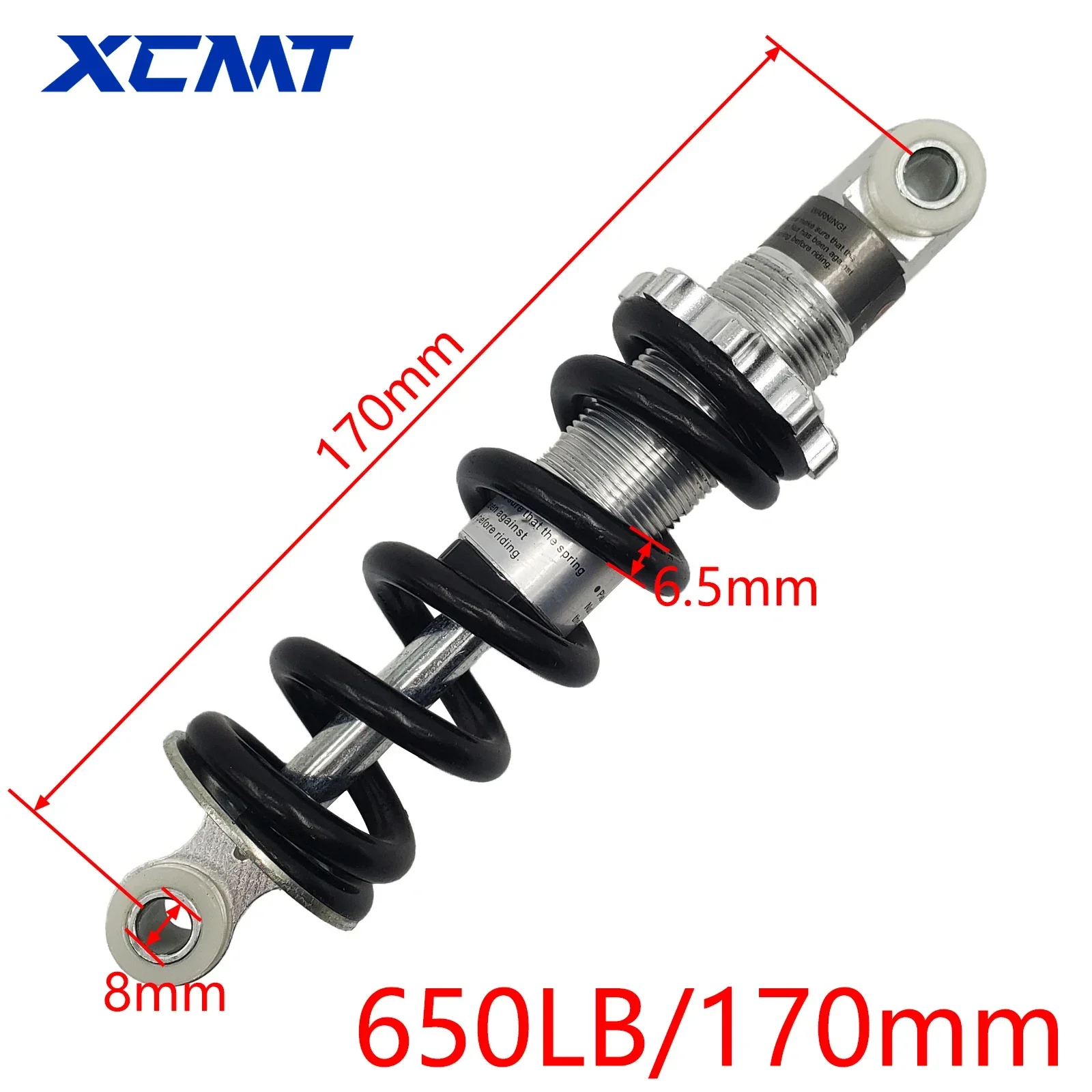 Shock Absorber Suspension For Bicycle E-Bike Motorcycle ATV Scooter Dirt Pit Electric Bike 90mm100mm 115mm 125mm 150mm 160mm 170