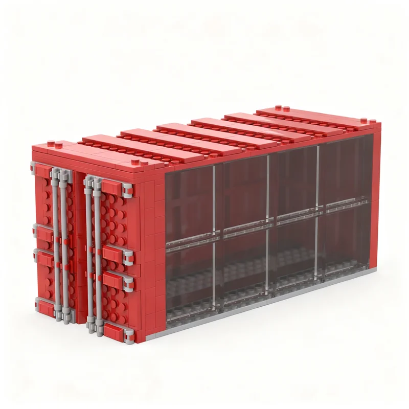 217-個-moc-シティチャンピオンズ輸送コンテナディスプレイモデルビルディングブロック建設おもちゃクリスマスギフト教育レンガ