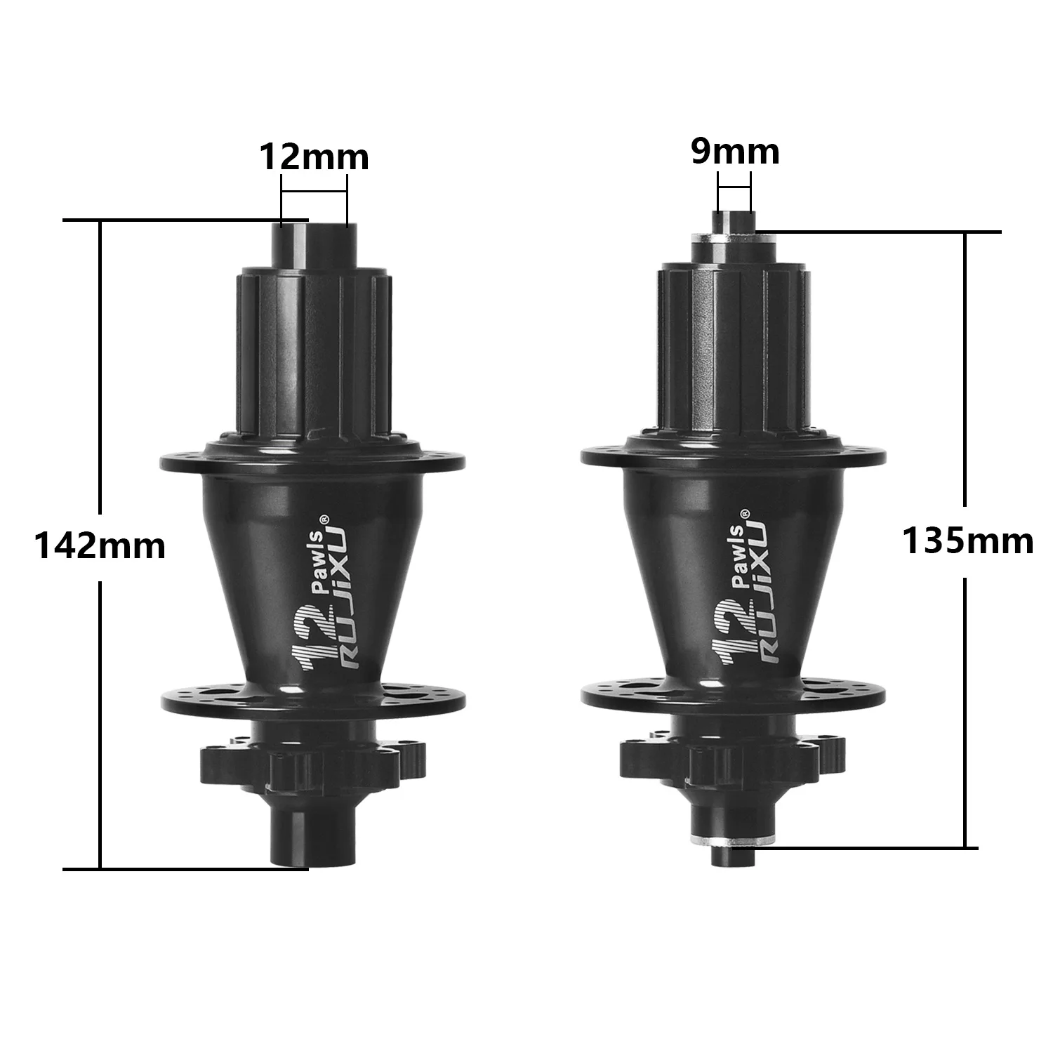 RUJIXU 12 Claw MTB hub Mountain Bike Flower Drum 5 Peilin 720 Super Sound Card Disc Brake Wheel Hub 32H Bicycle Accessories - view 4