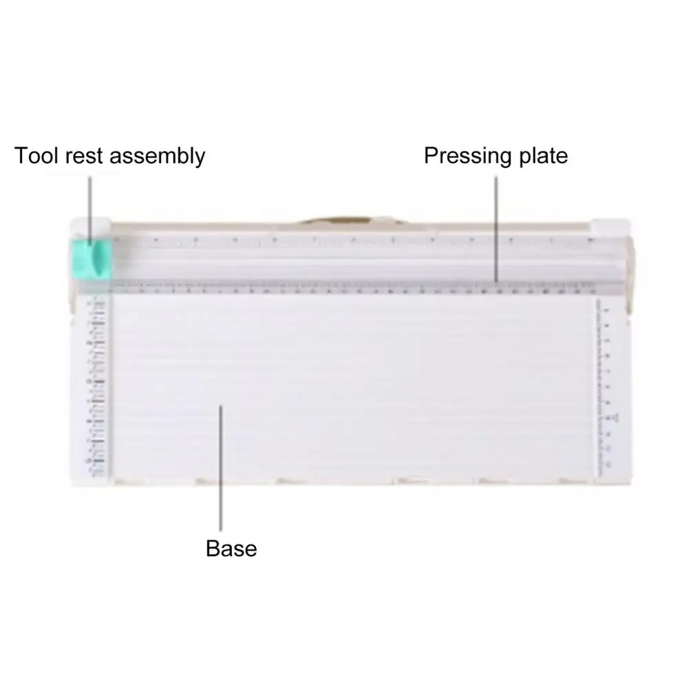 Paper Trimmer Scoring Board Portable Guide Craft Paper Clipping Scoreboard Foldable Burr-free Paper Trimmer School Supplies