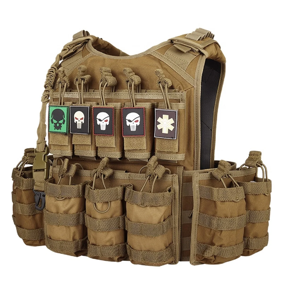 leve modular tactical plate carrier vest nylon molle gear chaleco tactico tatico 01