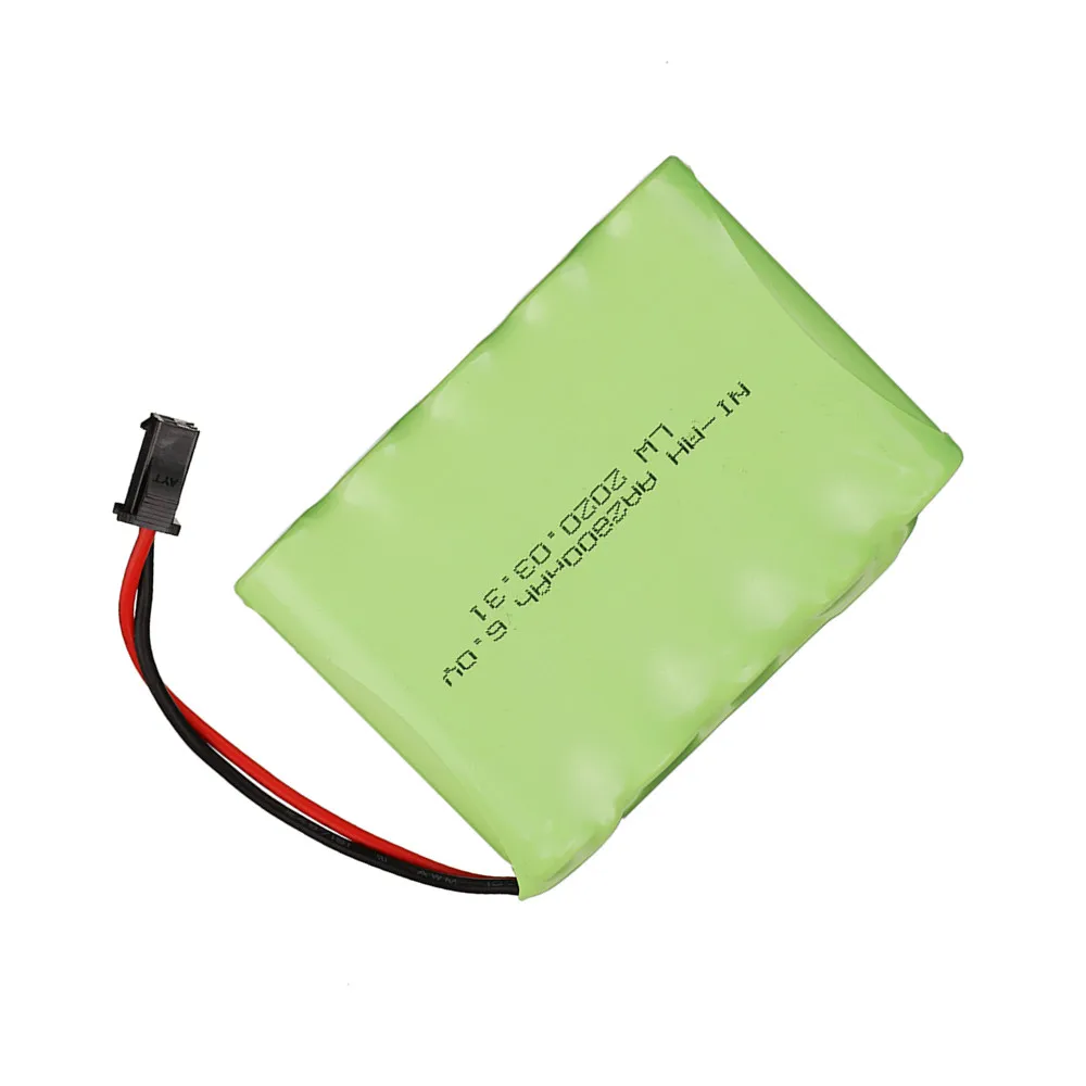 6 V 2800mAh ni-mh batteria per RC giocattolo elettrico strutture di sicurezza giocattolo elettrico batteria AA 6 v gruppo batteria SM/EL-2P/JST/PlUG