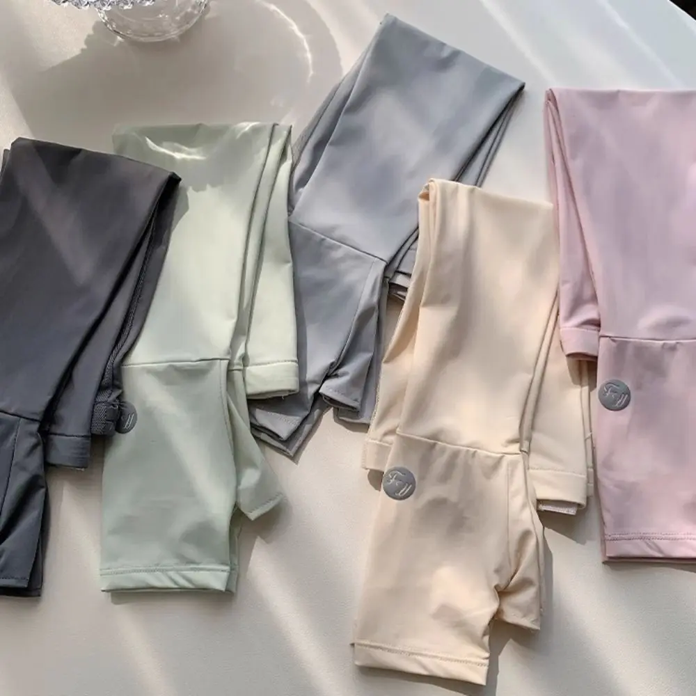 

Breathable Elastic Long Ice Silk Sleeves Mesh Ice Sleeves Sunscreen Arm Covers Thin UV Insulation Cycling Gloves Summer