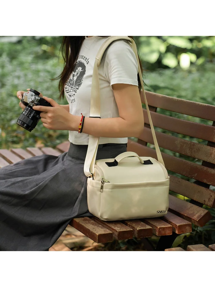 Applicable to Fuji Canon Nikon Sony One Shoulder Waterproof Camera Bag Mirrorless Camera Bag Professional Camera Bag