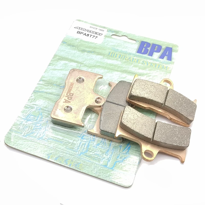 NZT04-1016 High Quality Copper Based Motorcycle Front And Rear Brake Pads For Yamaha Grizzly 660 YFM660F 4x4 CForce 500