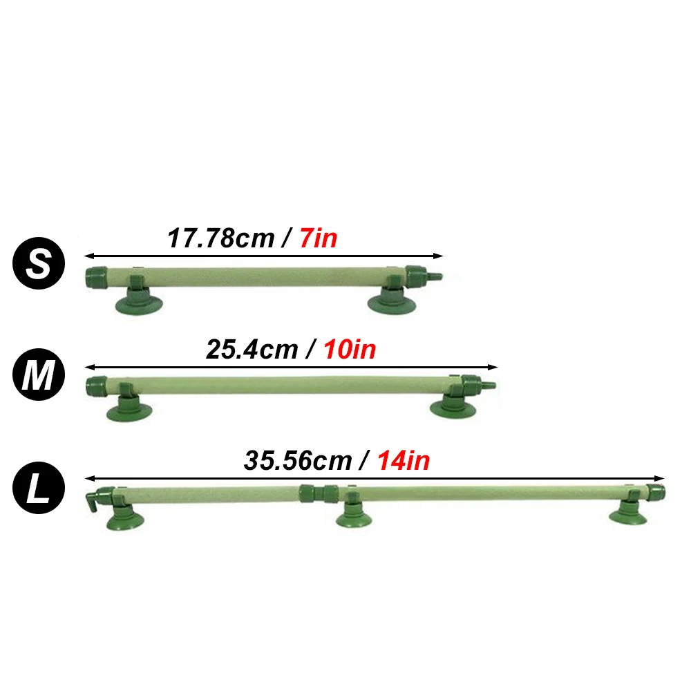 Φ 1cm Fish Tank Aquarium Oxygenation Bubble Strip with Suction Cup, Landscaping Bubble Strip Aquarium Article Oxygenation Strip