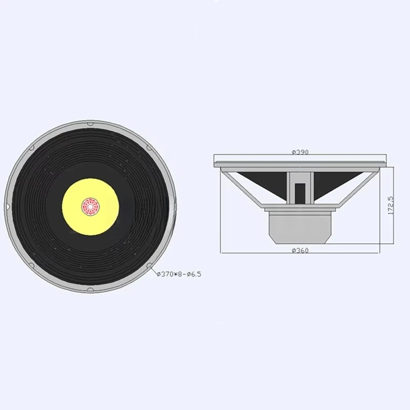 LS-07 F15 15-inch Full Range Speaker Driver Fast High and Scaled Sound