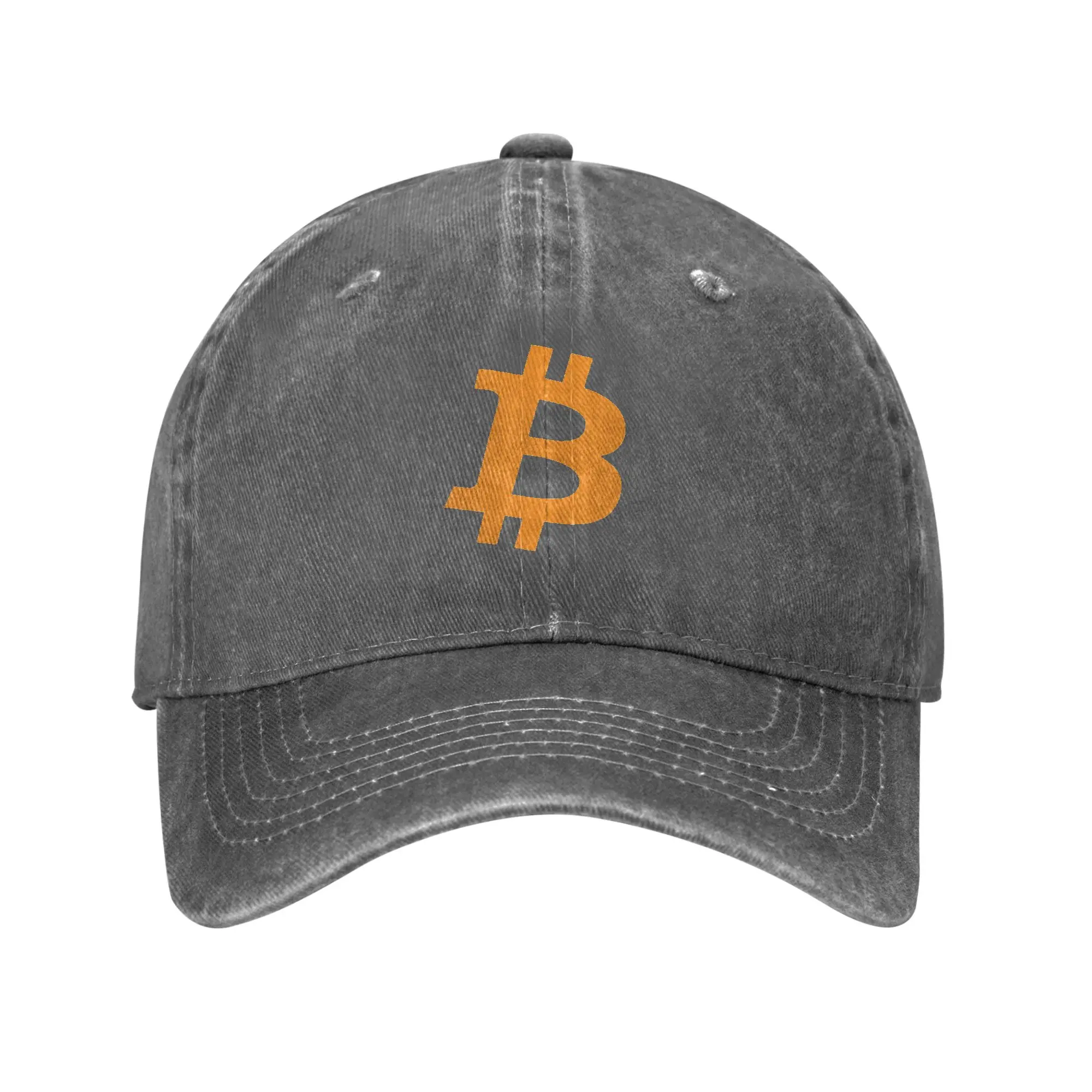 Bitcoin cryptocurrency - Bitcoin BTC Denim Cap Casual Baseball Caps Adjustable Hat Summer Unisex Baseball Hats