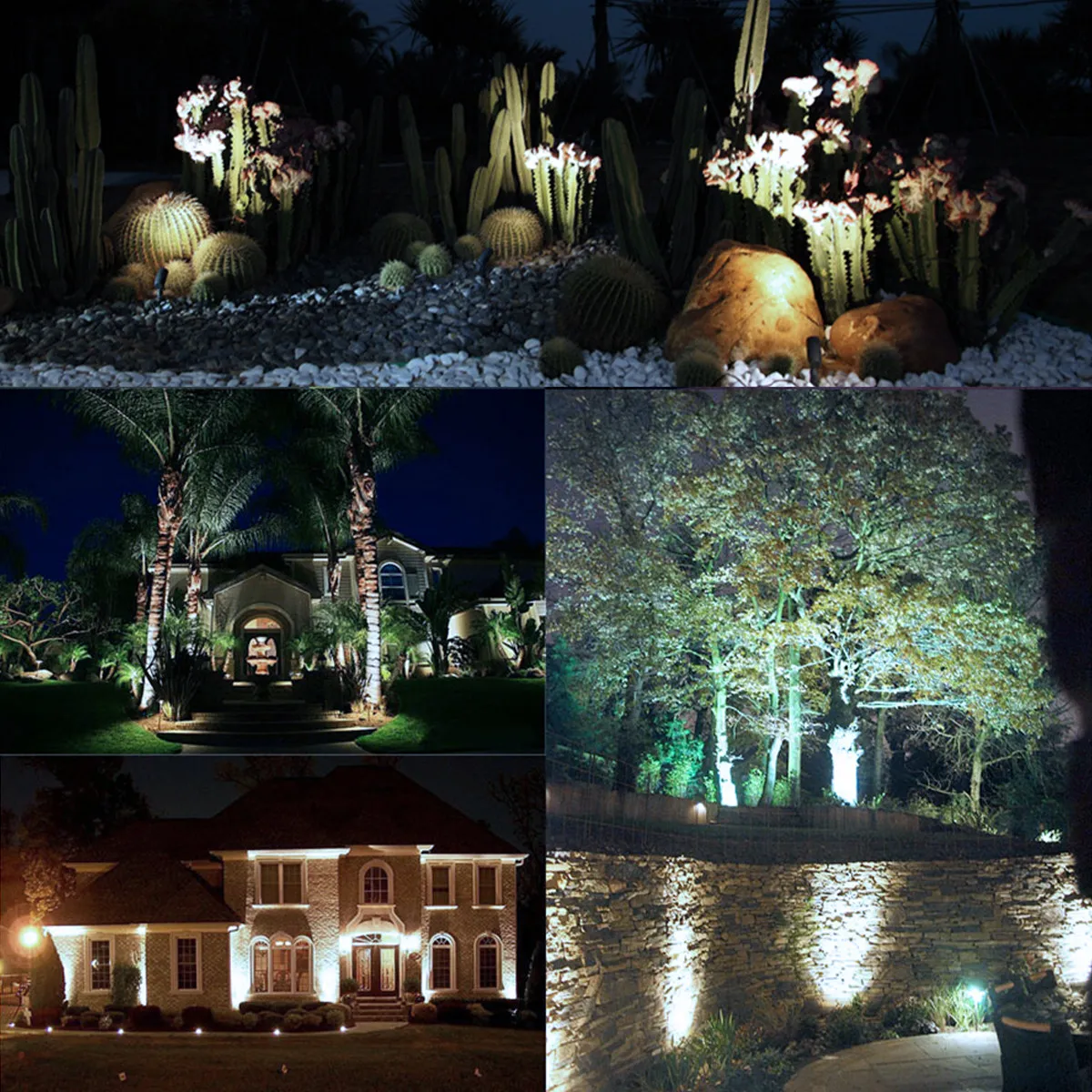 

Lawn Lamp Black Warm White Plug Remote Floodlight Outdoor Landscape Courtyard Waterproof Lighting Tool