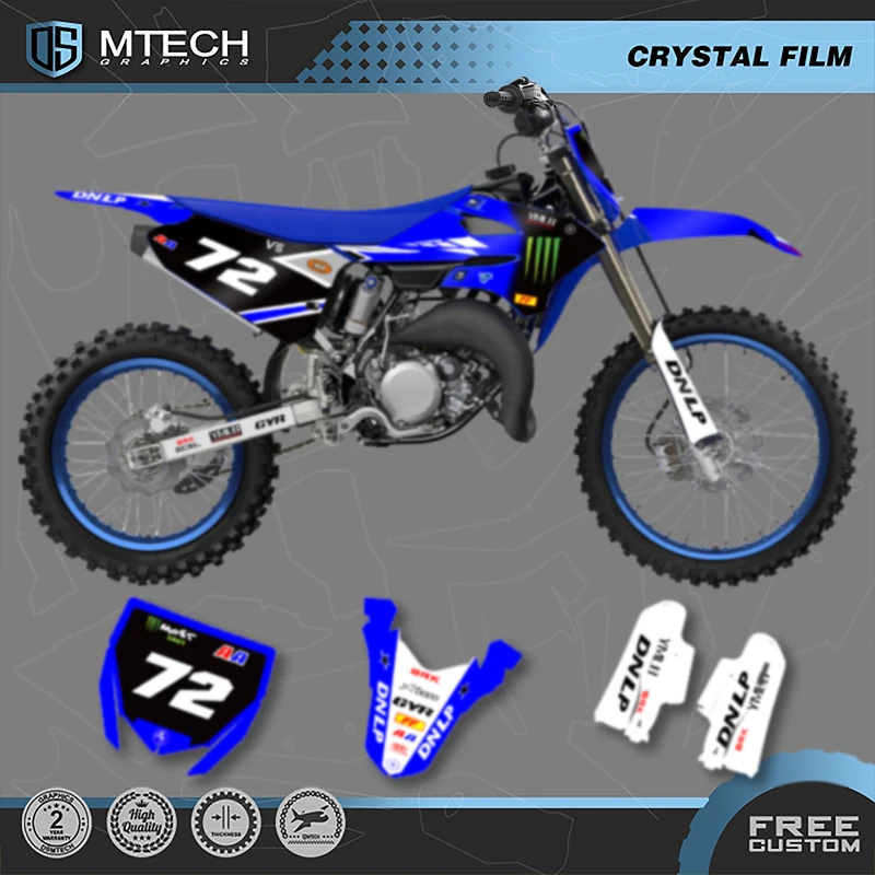 

DSMTECH пользовательские графические наклейки команды наборы наклеек для YAMAHA YZ85 2022 2023 2024 2025 85 004