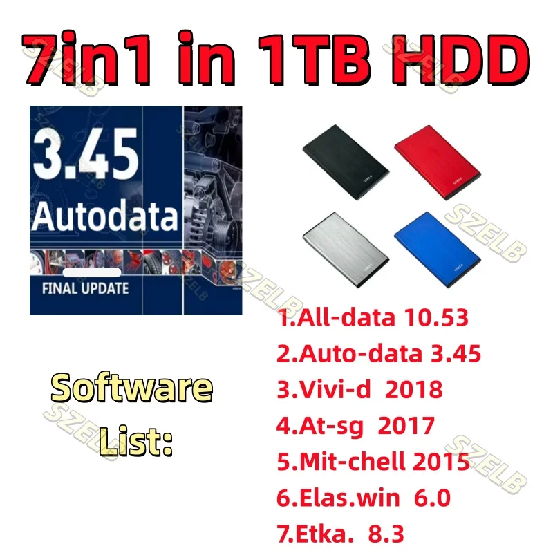 最新のalldata-7in1ソフトウェア（オフラインautodata-345-vivid-2018-atsg-elaswin-60-etka-83）は1tb-hddまたはダウンロードリンクで送信します