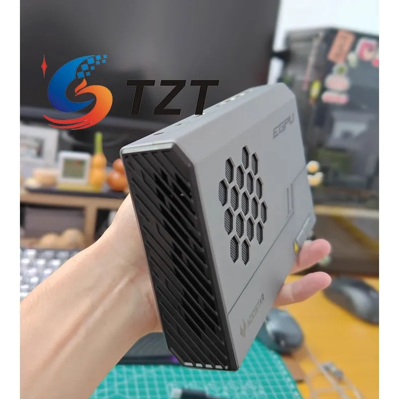 TZT T-bao RX-7600XT 8G VRAM قاعدة توسيع الرسم الخارجي عالية الأداء وحدة معالجة الرسومات حوض USB4 دعم 100 واط عكس التيار الكهربائي