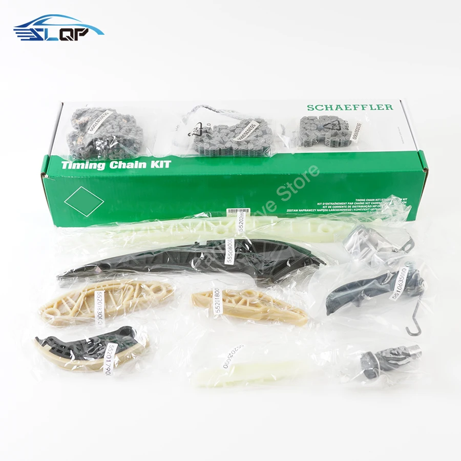 12 PCS For A3 A4 A5 A6 TT Jetta Passat Tiguan CC Golf 6 1.8 2.0 TSI EA888 GEN3 Timing Chain Tensioner Kit Guide rail chain plate