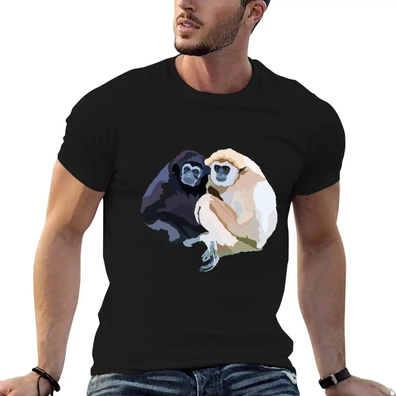 H is for Hoolock Gibbon T-Shirt t shirt man luxury man tshirt man t shirts for men T-shirt