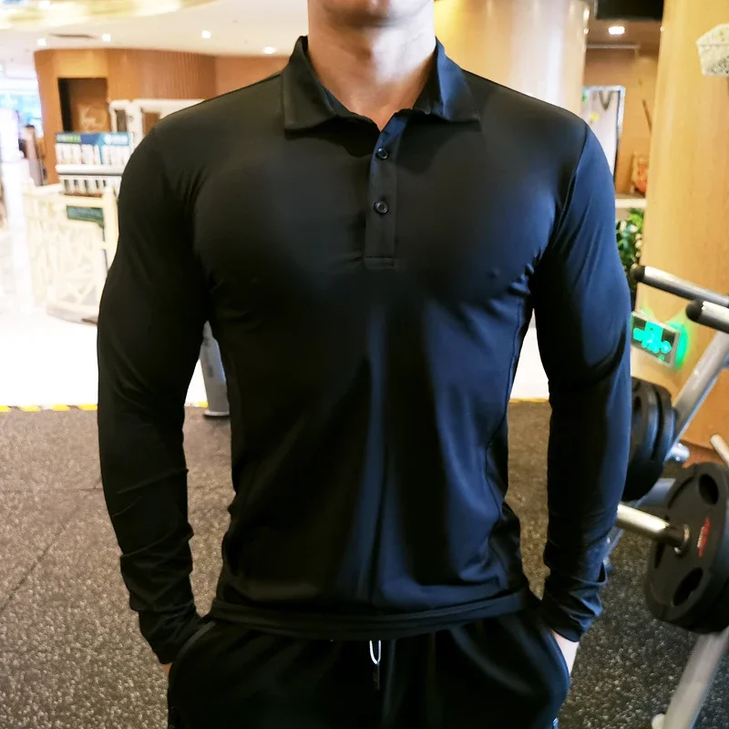 

Men Compression Sport T-Shirt Long Sleeve Top Gym Running Clothing Fitness Tight Sportswear Hiking Rashgard Sweatshirt Plus Size