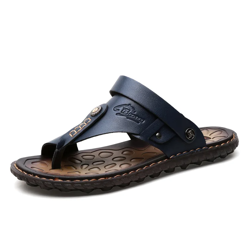 Summer Clip Toe Flip Flops Mens Sandals Male Shoes Fashion Flat Non-slip Slide Slippers Casual Beach Holiday Sport Zapatillas