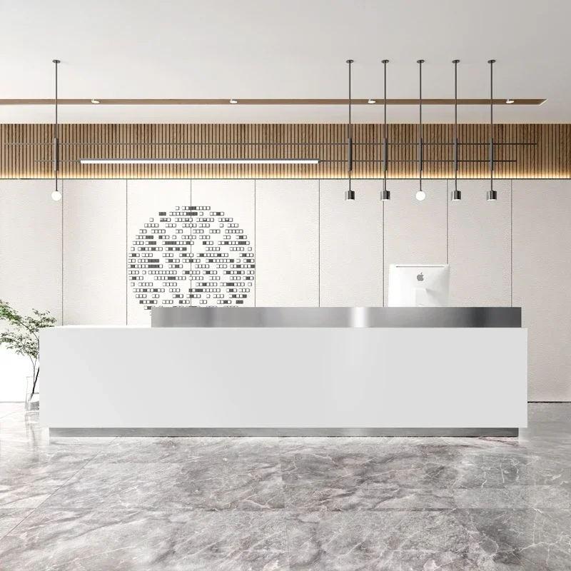 

Reception Business Desks Cash Register Desk Counter Computer Hallway Table Office Clothing Store Shop Atril Church Pulpit